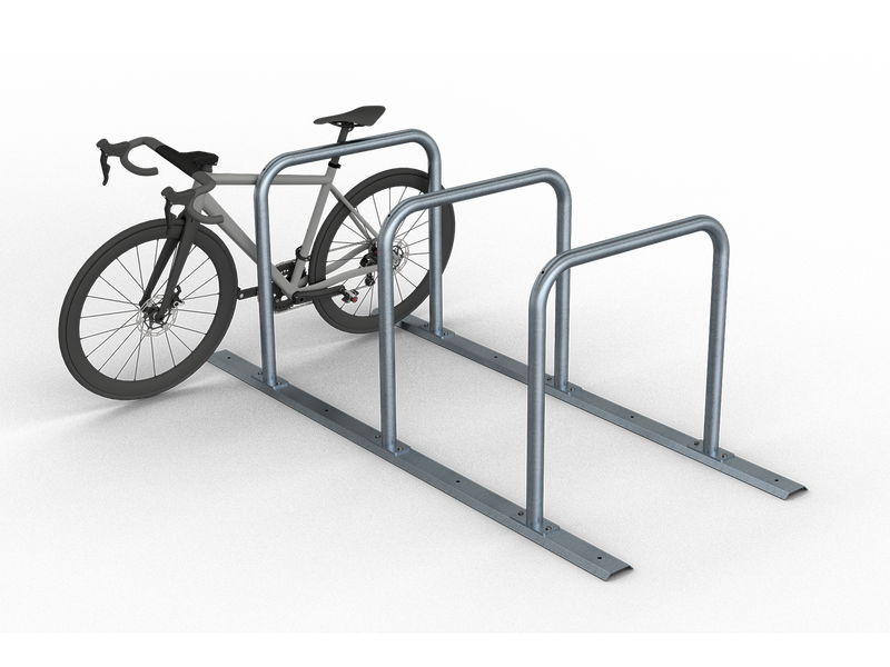 Bicycle stand row system