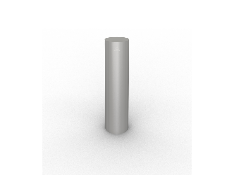 Bollard of stainless steel
