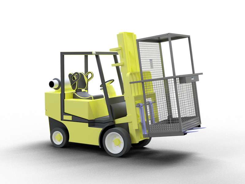 Forklift basket